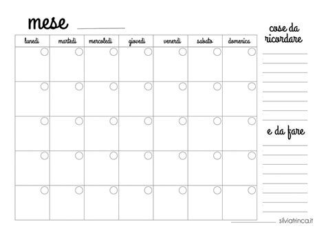 Calendario Planner