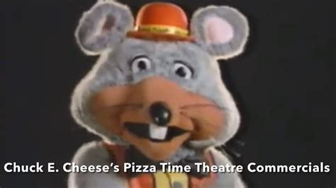 7 Minutes Of 80s Chuck E Cheeses Pizza Time Theatre Commercials Youtube