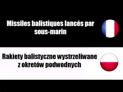 Polski Francuski Motyw Rakiety Pociski Rakietowe Youtube