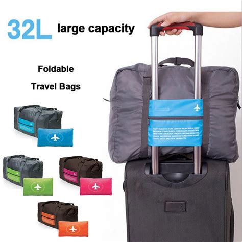 New Unisex Lightweight Large Capacity Folding Luggage Bag Waterproof