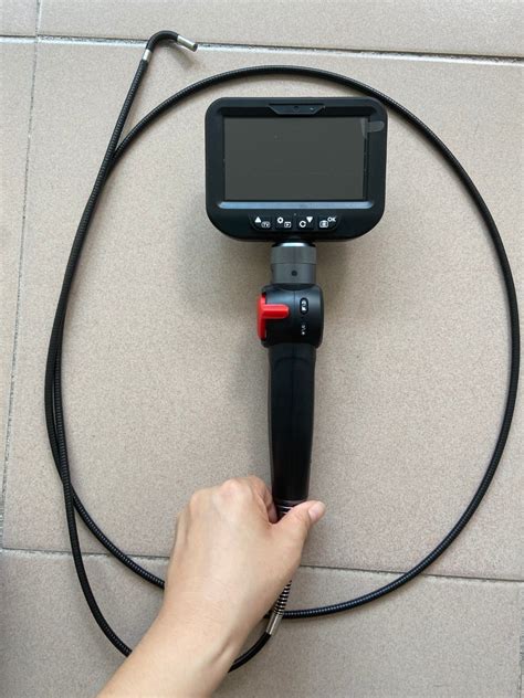 Portable Industrial Video Borescope With 4 5 Inch Monitor 1m Probe