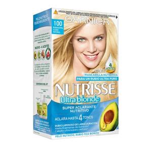 Garnier Nutrisse Crème Coloración Nutritiva 100 Rubio Extra Claro