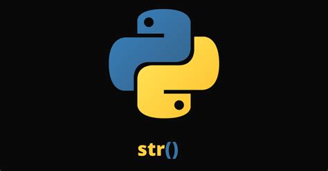 Python Str Function How To Convert To A String