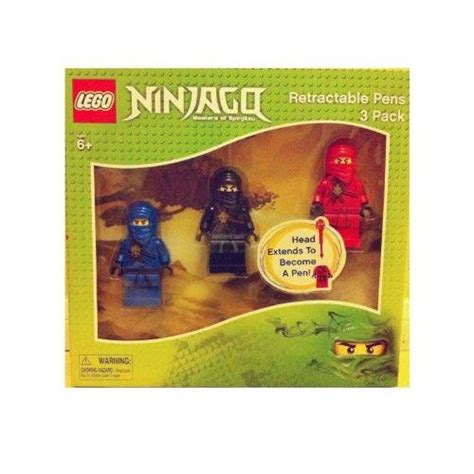 Lego レゴ Ninjago ニンジャゴー Retractable Pens 3 Pack ブロック おもちゃ 84133927