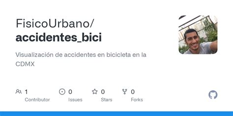 GitHub FisicoUrbano accidentes bici Visualización de accidentes en