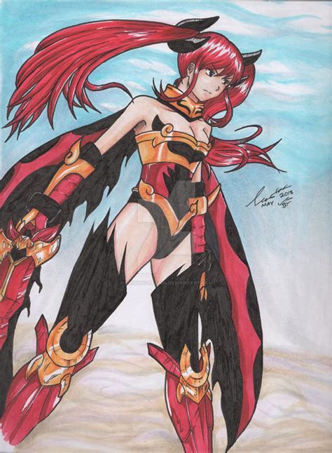 Erza Scarlet ~Flame Empress Armor~ by orihinovic2zo6 on DeviantArt