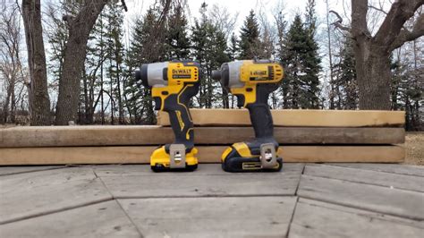 Old Dewalt V Vs New Dewalt V Impact Driver Comparison Youtube