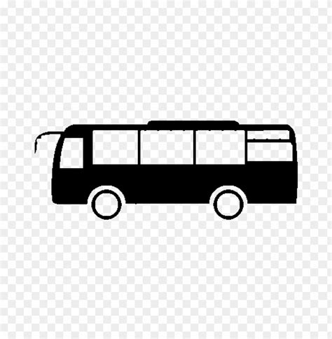 Free Download Hd Png Bus Autocar Autobus Black Icon Png Transparent