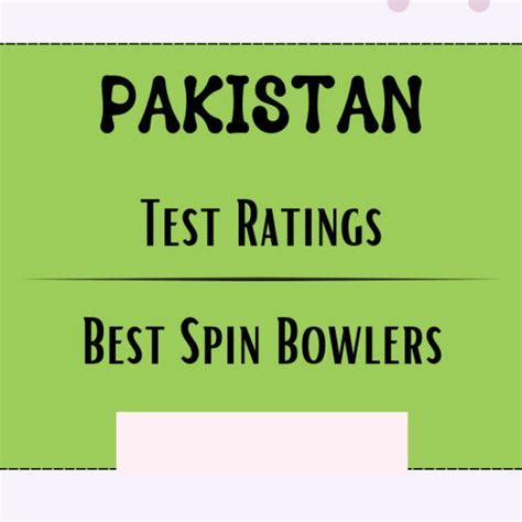 Top 10 Pakistani Spin Bowlers In Tests Since 1950 Stat Sensei