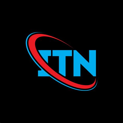 Logotipo De Itn Es Una Letra Diseño Del Logotipo De La Letra Itn