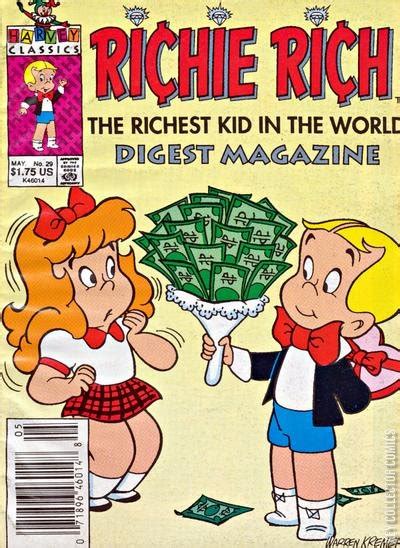 Richie Rich Digest Magazine 29 Published January 1986