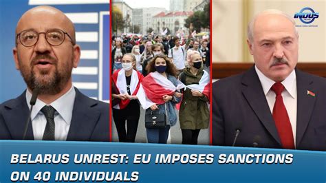 Belarus Unrest Eu Imposes Sanctions On Individuals News Bulletin