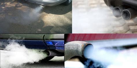 Color Of Exhaust Fumes Specify The Condition Of The Car Engine ...