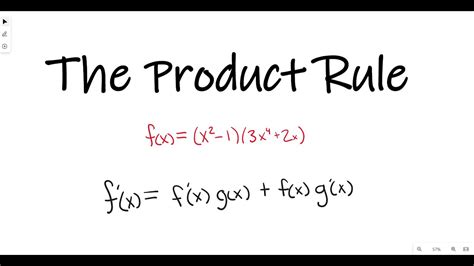 The Product Rule Youtube