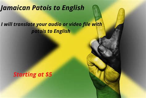 English To Jamaican Patois Translation Services Joey The Explorer