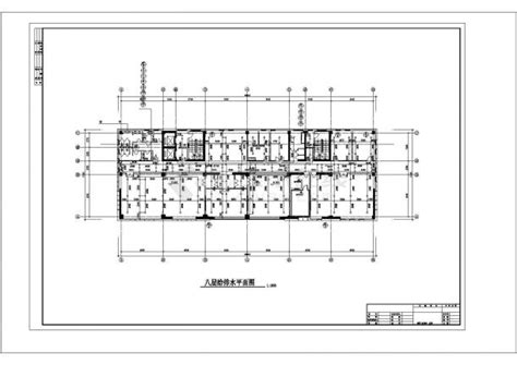 某8层办公楼给排水及消防工程施工图办公建筑土木在线