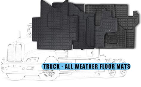 Floor Mats Compatible With Freightliner Cascadia New 116and126 2018 Shinjew Truck