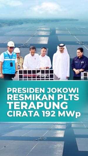 Presiden Jokowi Resmikan Plts Terapung Cirata Mwp Pln Nusantara Power