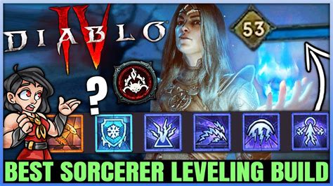 Diablo 4 Best Highest Damage Sorcerer Leveling Build 1 50 FAST