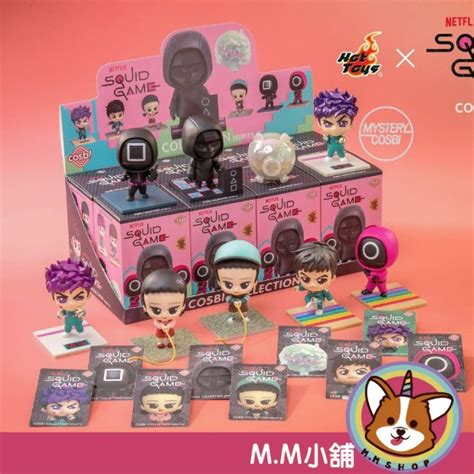 M M小舖現貨盒玩 Hot Toys Cosbi 魷魚遊戲盲盒 第二彈 盲抽 盒抽 一中盒 款 蝦皮購物