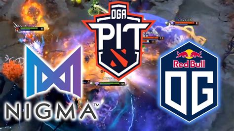 LAST PICK MEEPO In EPIC GAME 1 OG Vs NIGMA OGA DOTA PIT SEASON 2 EU