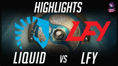 Liquid Vs Lfy Epic Ti Lb Final Highlights The International By