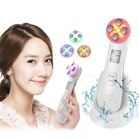 5 In 1 Face Care Ems Beauty Rf Machine For Facial Skin Lifting Tighten Fine Lines Wrinkle Acne