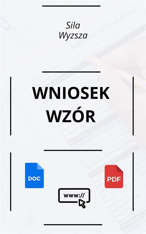 Wniosek Siła Wyższa Wzór