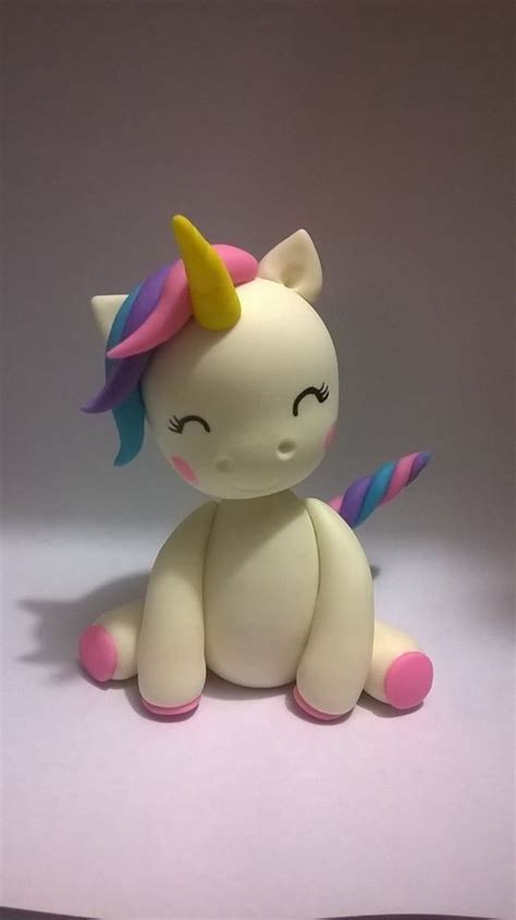 Unicornio En Porcelana Fr A Adorno Para Torta En Mercado Libre