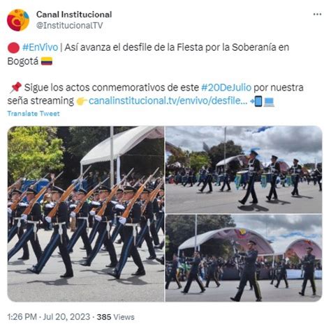 Desfile Militar Sigue La Celebraci N Por El D A De La