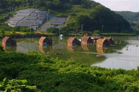 鹿忍グリーンファーム跡（水没ペンション村）｜廃墟ペンションの不思議な光景【瀬戸内市】 岡山スタイル