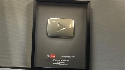 Subscribers Silver Play Button Received Youtube