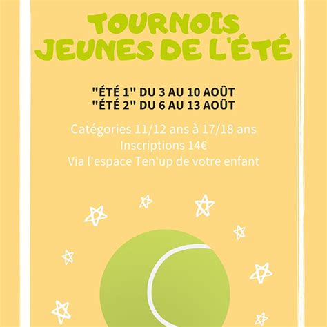 Tennis Club Annecy Le Vieux Tournois Jeunes T