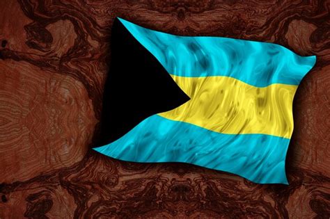 Premium Photo | National flag of bahamas background with flag of bahamas