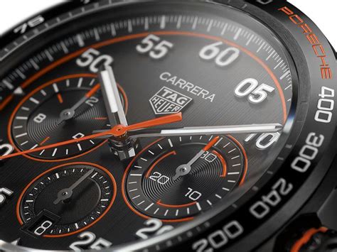 Hodinky Tag Heuer Carrera Chronograph X Porsche Orange Racinghodinky