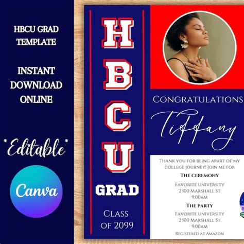 Hbcu Graduation Invitation - Etsy