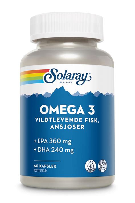 Köp Solaray Omega 3 - 60 kaps. hos Med24.se