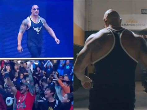 Watch Dwayne The Rock Johnson Shares Unseen Behind The Scenes Footage Of His Electrifying