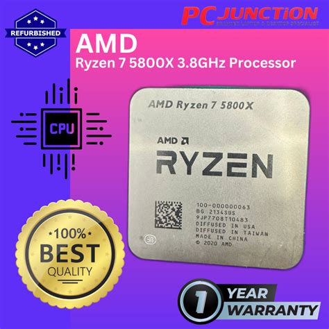 Amd Ryzen 7 5800x 38ghz Processor Shopee Malaysia