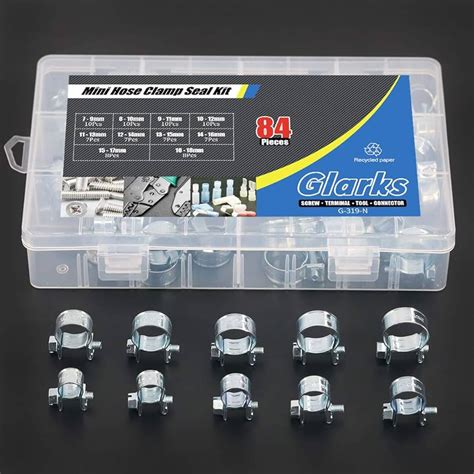 spring hose clamps  piece spring hose clamp assortment mm  mm