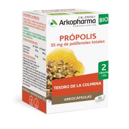 Arkocápsulas Própolis BIO 80 Cápsulas Farmácia Silva