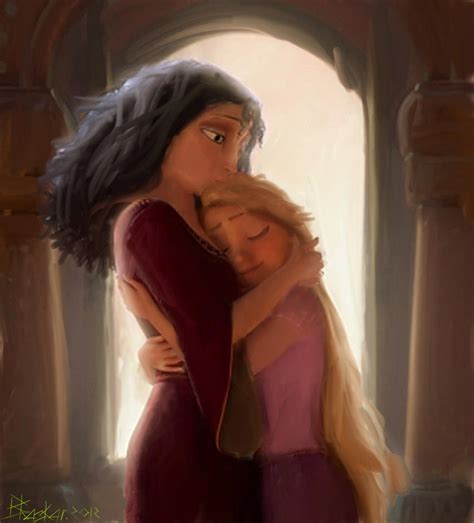 Mother Gothel and Rapunzel by bhaskar655 on DeviantArt