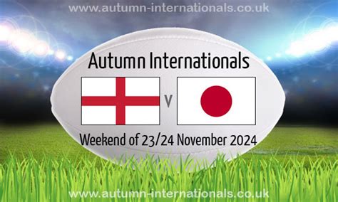 England Japan Autumn International Nov