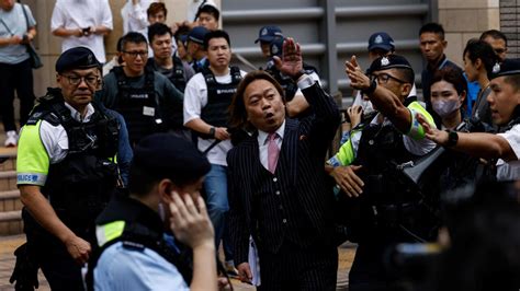 Hong Kong Activistas Pr Democracia Condenados Por Subvers O