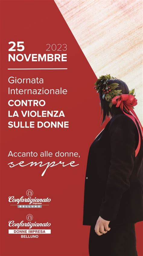 Novembre Confartigianato Imprese Belluno Accanto Alle Donne