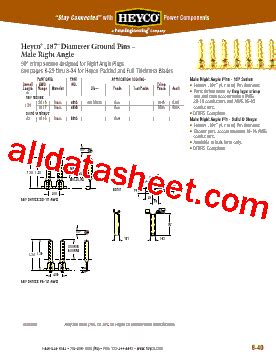 Datasheet Pdf Heyco