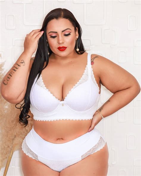 Plus Size Conjunto Plus Size Lacradora Fashion Brilho Branco Busca Na