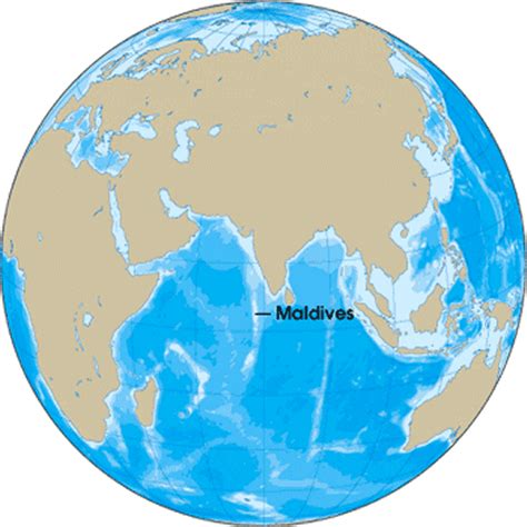 Maldives Map And Maldives Satellite Image