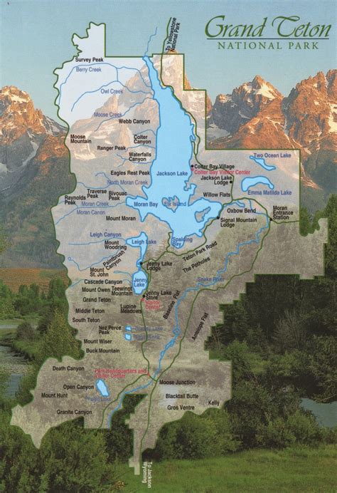 Grand Teton National Park Map