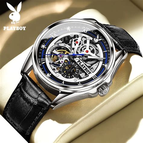 Playboy Reloj Mec Nico Autom Tico Para Hombre Tourbillon Deportivo De